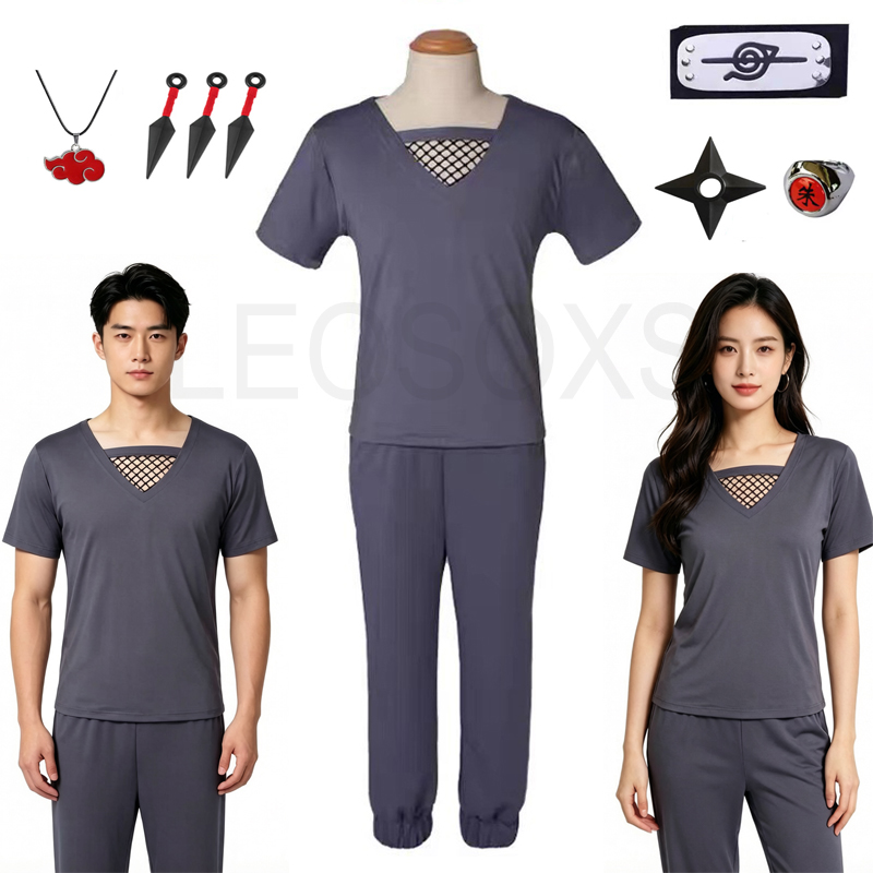 Men'S Accessories With Suits - Uchiha Itachi Cosplay Costume Anime Akatsuki