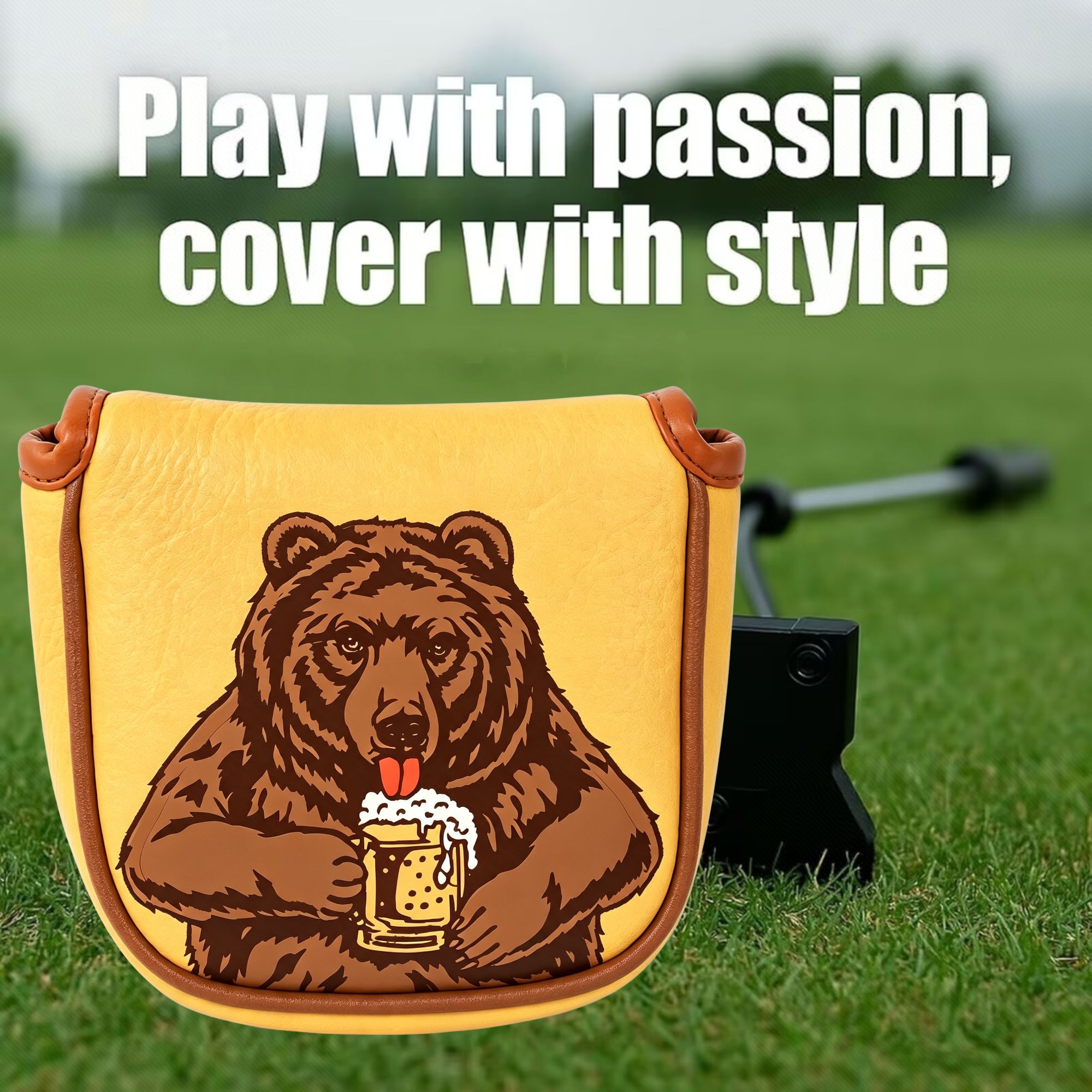 Skull Embroidered Golf Mallet  - огляд і ціна Men Accessories Brands