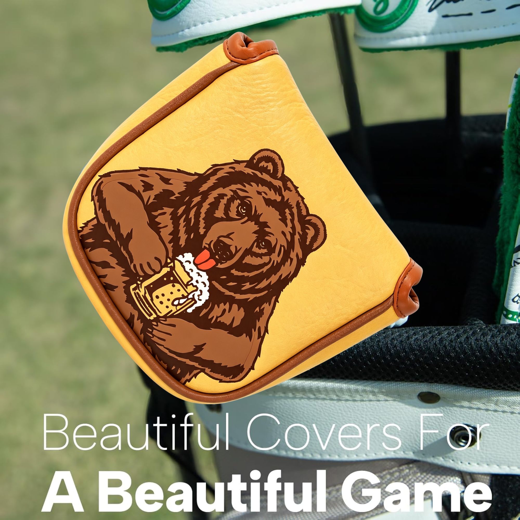Skull Embroidered Golf Mallet  - огляд і ціна Men Accessories Brands