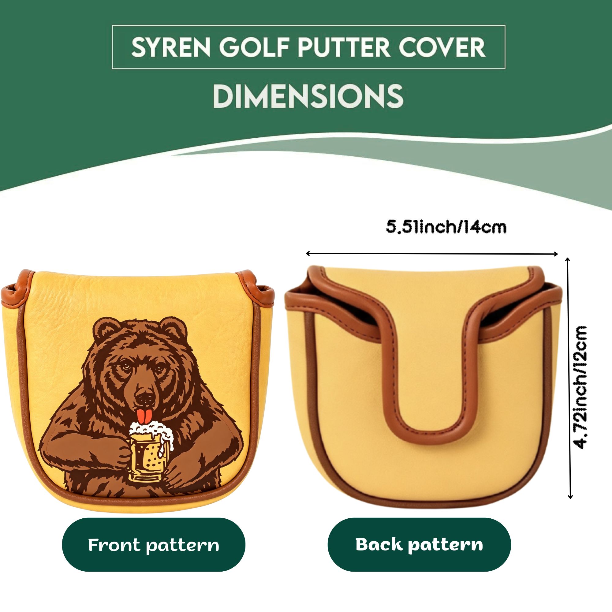 Skull Embroidered Golf Mallet  - огляд і ціна Men Accessories Brands