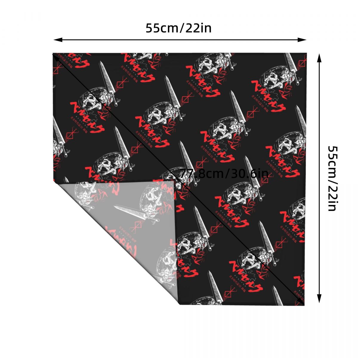 55CM B-Berserks Bandana Holida - огляд і ціна Men Accessories Brands