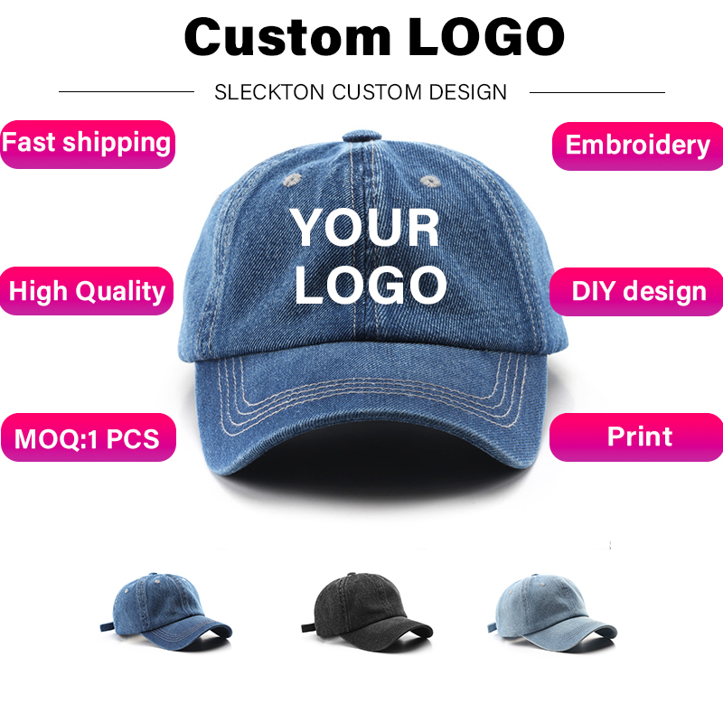 SLECKTON Custom Hat Logo Embro - огляд і ціна Men Accessories Brands