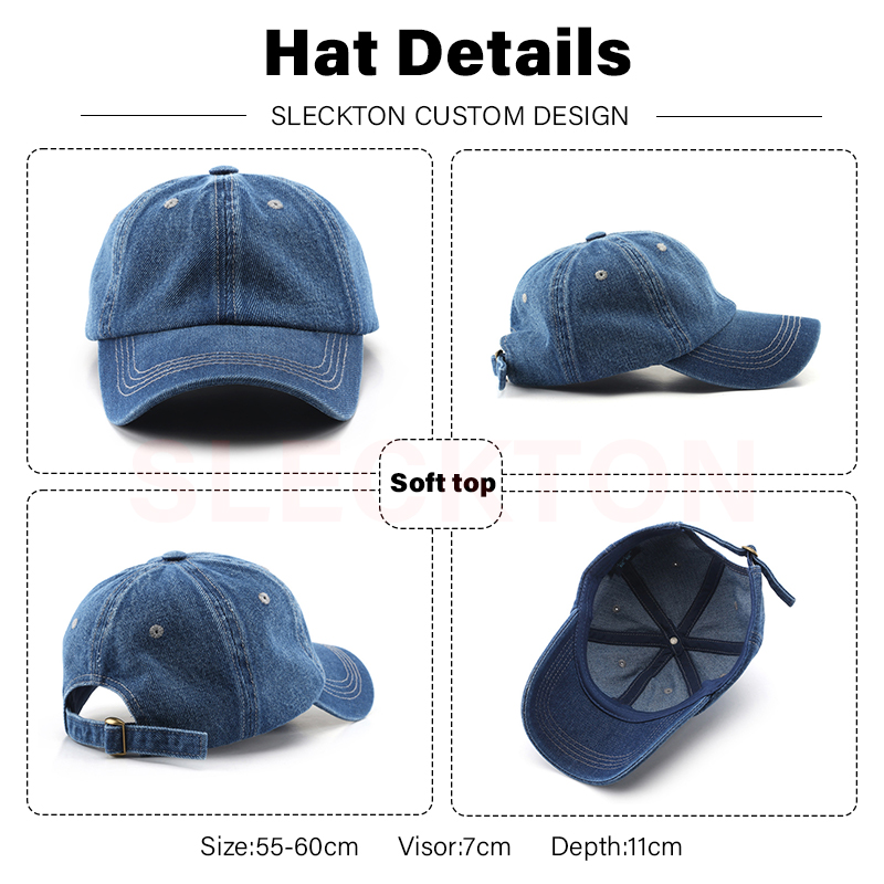SLECKTON Custom Hat Logo Embro - огляд і ціна Men Accessories Brands