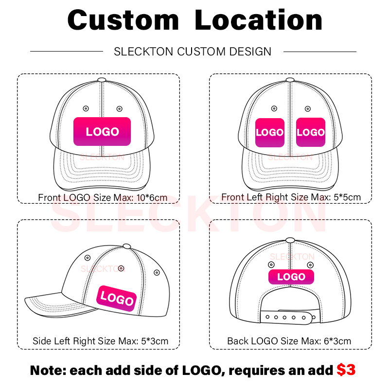SLECKTON Custom Hat Logo Embro - огляд і ціна Men Accessories Brands