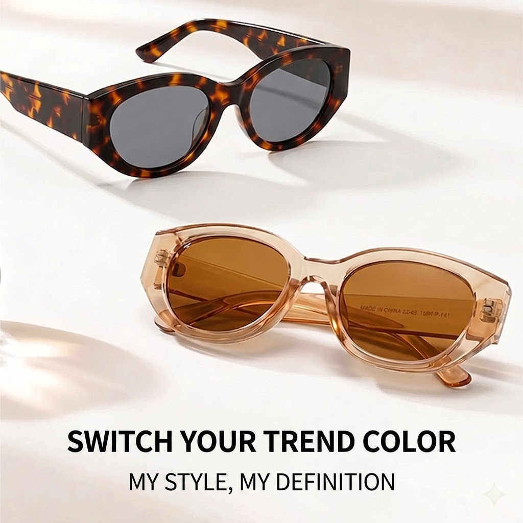 Women Men Classic Cat-Eye Pola - огляд і ціна Men Accessories Brands