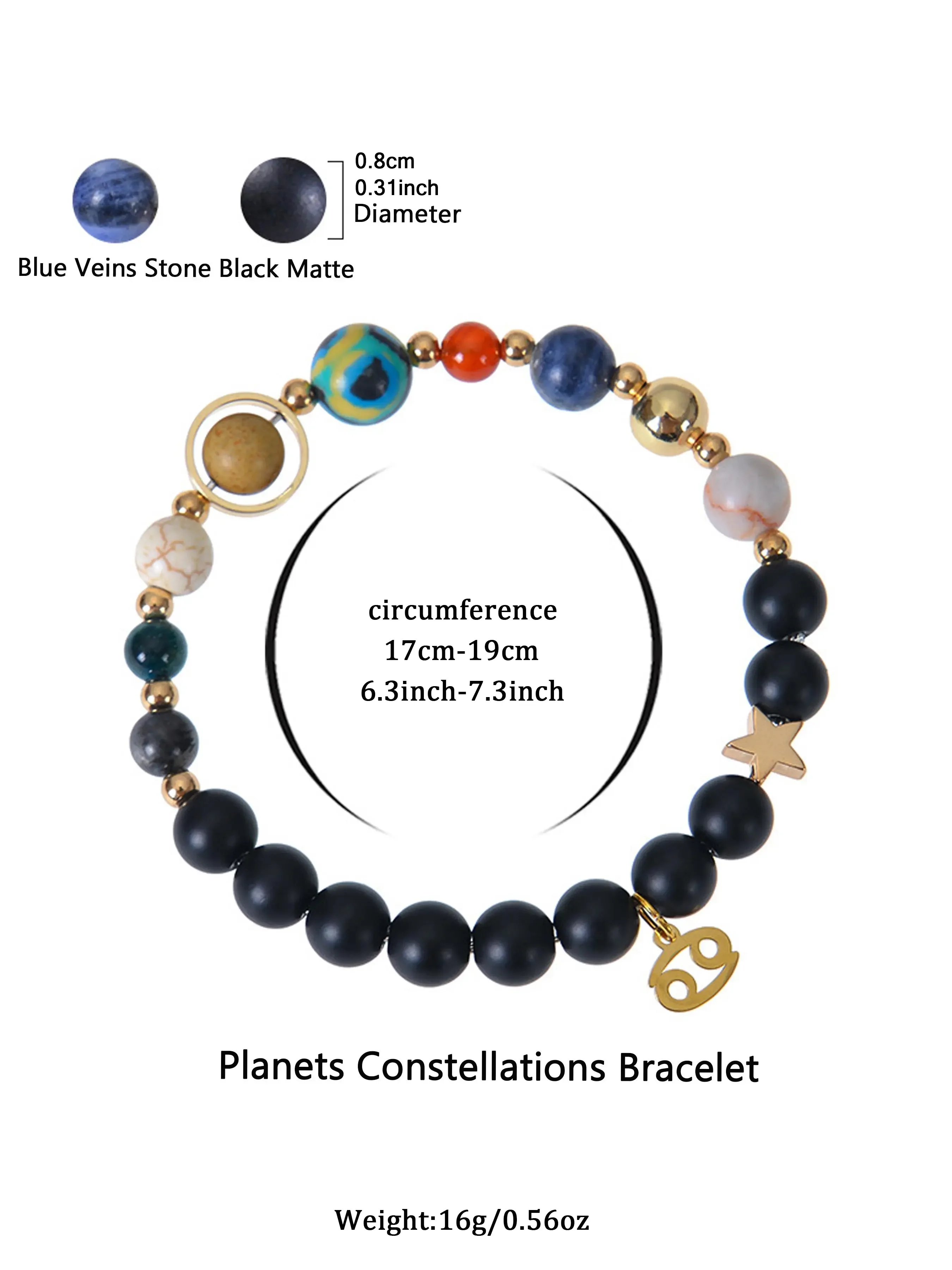 Zodiac Beaded High Quality Cry - огляд і ціна Men'S Accessories Gift Ideas