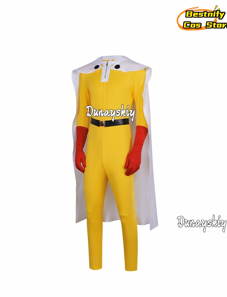 Saitama MAN Cosplay Jumpsuit C - огляд і ціна Men'S Accessories With Suits